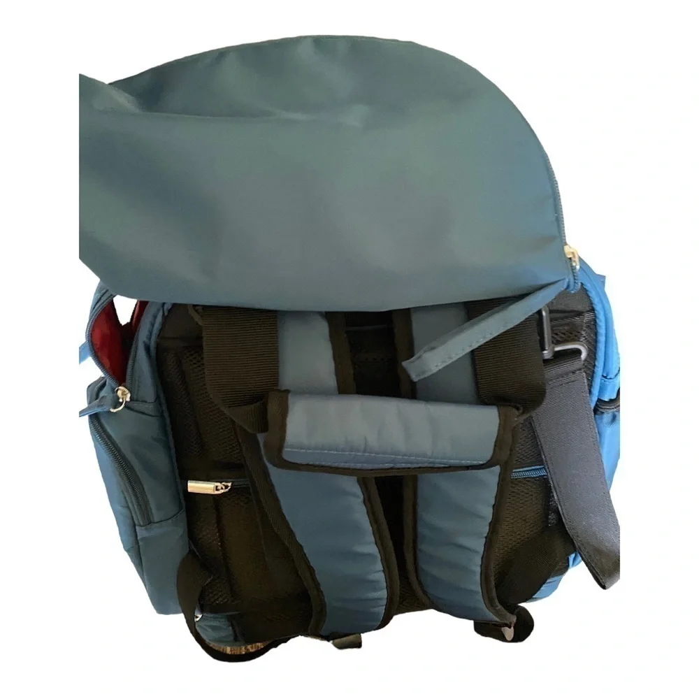 Bleu Diapers Bag Backpack Multipurpose Travel bag waterproof